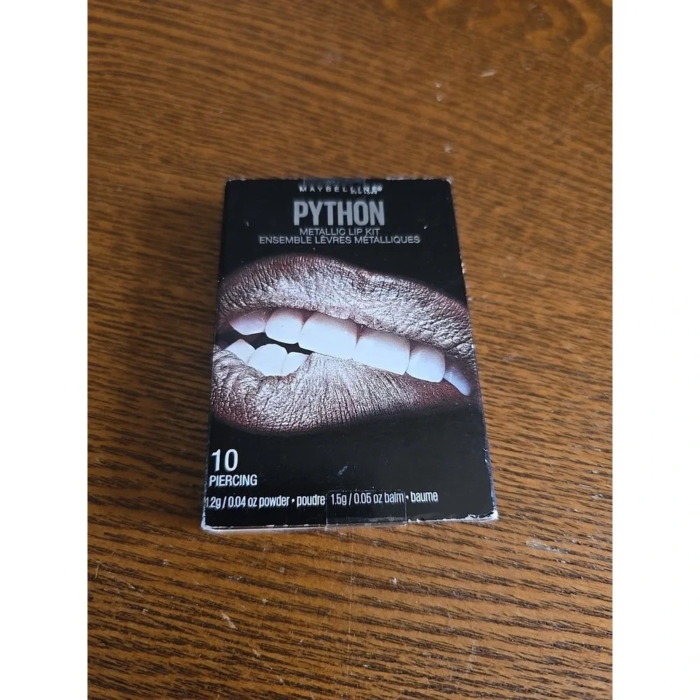 Maybelline-NEW YORK-Python-Metallic Lip Kit-#10 PIERCING-NIB!!‎